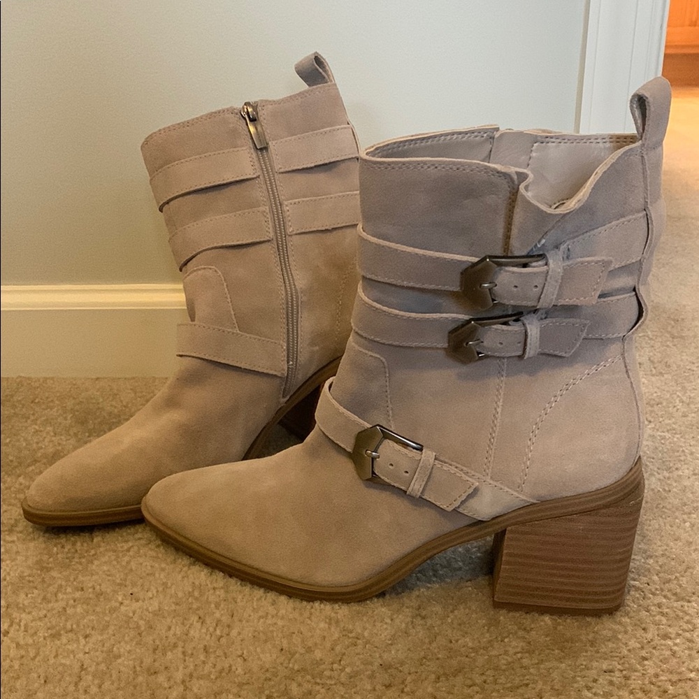 Women's Taupe Ankle Boots